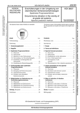 Erschütterungen in der Umgebung von oberirdischen Schienenverkehrswegen - Spektrales Prognoseverfahren