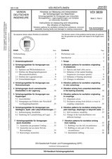 Hinweise zur Messung und Interpretation der Schwingungen von Maschinen - Schwingungsbilder für Anregungen aus Unwuchten, Montagefehlern, Lagerungsstörungen und Schäden an rotierenden Bauteilen