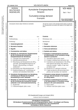 Kumulierter Energieaufwand - Beispiele