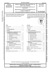 Erfassen luftgetragener Mikroorganismen und Viren in der Außenluft - Anlagenbezogene Ausbreitungsmodellierung von Bioaerosolen