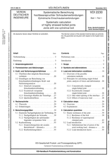 Systematische Berechnung hochbeanspruchter Schraubenverbindungen - Zylindrische Einschraubenverbindungen