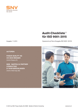 Audit-Checkliste für ISO 9001:2015 WORD / Einzelplatz