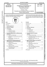 Emissionsminderung - Herstellung und Verarbeitung von faserhaltigen Materialien - Faserzementprodukte