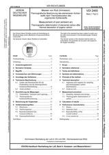 Messen von Ruß (Immission) - Thermografische Bestimmung des elementaren Kohlenstoffs nach Thermodesorption des organischen Kohlenstoffs