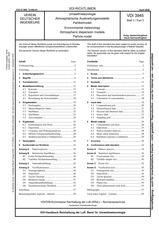 Umweltmeteorologie - Atmosphärische Ausbreitungsmodelle - Partikelmodell