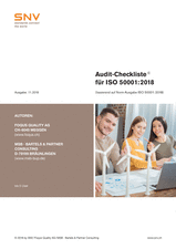 Audit-Checkliste für ISO 50001:2018 WORD /Firmenlizenz bis 5 Nutzer
