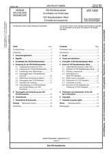 VDI-Richtlinienarbeit - Grundsätze und Anleitungen