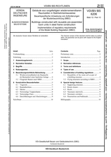 Gebäude aus vorgefertigten wiederverwendbaren Raumzellen in Stahlrahmenbauweise - Bauartspezifische Umsetzung von Anforderungen der Musterbauordnung (MBO)