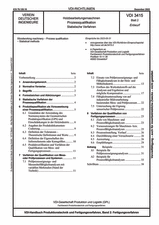 Holzbearbeitungsmaschinen - Prozessqualifikation - Statistische Verfahren