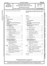 Holzbearbeitungsmaschinen - Prozessqualifikation Maschinenabnahmen
