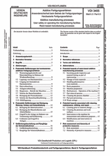 Additive Fertigungsverfahren - Anwendersicherheit beim Betrieb der Fertigungsanlagen - Harzbasierte Fertigungsverfahren
