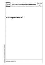 VdS CEA-Richtlinien für Sprinkleranlagen - Planung und Einbau