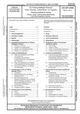 Zur Prüfung befähigte Personen - Krane, Anschlag-, Lastaufnahme- und Tragmittel