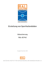 Erstellung von Sporthallenböden - Gütesicherung