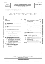 Erreichung einer teamorientierten Arbeits- und Gesundheitsschutzkultur "Vision Zero" - Betriebliche Anforderungen