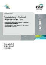 Welding Supervisor for Plastic Pipe Systems in Pipe Networks - Requirements and Qualification