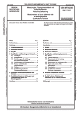 Messung der Flüssigkeitsdichtheit mit Luftprüfsystemen - Personenqualifizierung