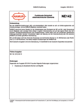 Funktionale Sicherheit elektrotechnischer Elemente