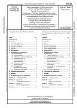 Heating systems with heat pumps in single- and multi-family houses - Planning, construction, operation - Training, examinations, certifications of qualification - Integration into university courses and curricula of in-service educational institutions