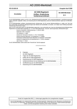 Fundamentals - AD 2000-Code - Structure, Application and Method Guidelines