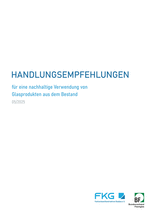 Handlungsempfehlungen für eine nachhaltige Verwendung von Glasprodukten aus dem Bestand