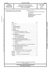 Building Information Modeling - Anforderungen an die Modellierung von Fach- und Teilmodellen