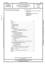 Building Information Modeling - Anforderungen an die Modellierung von Fach- und Teilmodellen