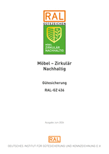 Möbel - Zirkulär Nachhaltig - Gütesicherung