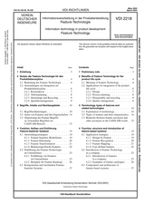 Informationsverarbeitung in der Produktentwicklung - Feature-Technologie