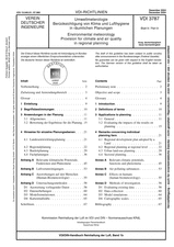 Umweltmeteorologie - Berücksichtigung von Klima und Lufthygiene in räumlichen Planungen