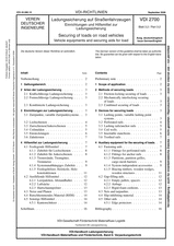 Ladungssicherung auf Straßenfahrzeugen - Einrichtungen und Hilfsmittel zur Ladungssicherung