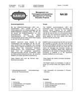 Management of training simulator projects