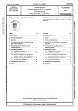 Projektingenieur - Anforderungsprofil an die Qualifizierung