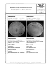 Scherfehlerkatalog A - anlagentechnische Ursachen