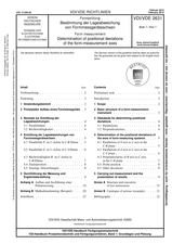 Formprüfung - Bestimmung der Lageabweichung von Formmessgeräteachsen