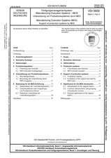 Fertigungsmanagementsysteme (Manufacturing Execution Systems - MES) - Unterstützung von Produktionssystemen durch MES