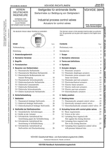 Stellgeräte für strömende Stoffe - Stellantriebe zur Betätigung von Stellgliedern