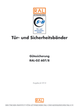 Tür- und Sicherheitstürbänder - Gütesicherung