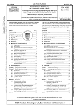 Messtechnische Bestimmung der Emissionen diffuser Quellen - Quantifizierung von diffusen Feinstaubemissionen aus industriellen Anlagen einschließlich landwirtschaftlicher Quellen