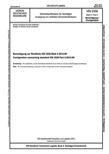 Schneckenförderer für Schüttgut - Auslegung von vertikalen Schneckenförderern - Berichtigung zur Richtlinie VDI 2330 Blatt 3:2013-09