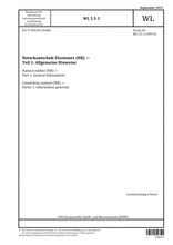 Natural rubber (NR) - Part 1: General information