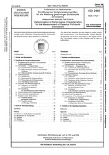 Prüfkriterien von Meßverfahren - Ermittlung von Verfahrenskenngrößen für die Messung gasförmiger Schadstoffe (Immission)