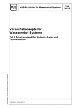 Fire Test Protocol for Water Mist Systems - Part 5: Protection of selected sales and storage areas and mechanical floors