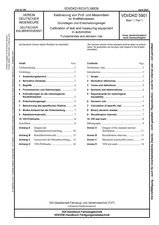 Kalibrierung von Prüf- und Messmitteln im Kraftfahrwesen - Grundlagen und Entscheidungsregel
