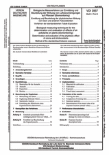 Biologische Messverfahren zur Ermittlung und Beurteilung der Wirkung von Luftverunreinigungen auf Pflanzen (Biomonitoring) - Ermittlung und Beurteilung der phytotoxischen Wirkung von Ozon und anderen Fotooxidantien - Verfahren der standardisierten Tabak-Exposition