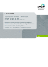 Measurement Methods for Quantifying Methane Emissions - Part 2: Suction Method for Underground Installations
