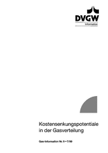 Cost minimizing potentials in the field of gas distribution technologie