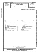 Recycling elektrischer und elektronischer Geräte - Grundlagen und Begriffe