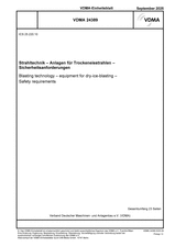 Blasting technology – Equipment for dry-ice-blasting – Safety requirements