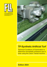 TP-Synthetic Artificial Turf - Technical Conditions of Examination to determine microplastic emissions due to wear using the Lisson Tretrad machine